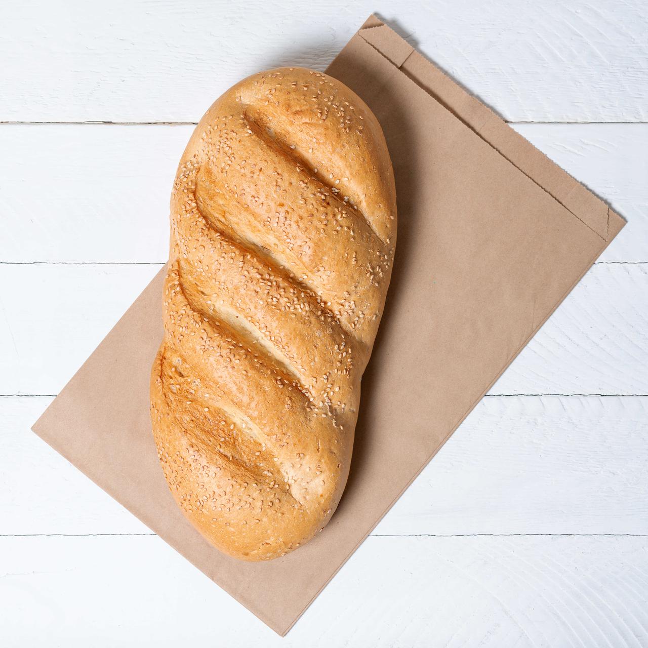 Пакет бумажный упаковочный для хлеба саше 220х80х380 мм 1000 шт. Бурый