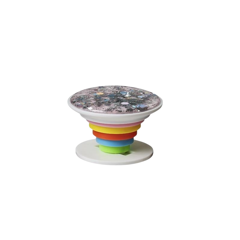 Держатель для смартфона Luxe Cube 3D 39,7 мм Розовый (626445)