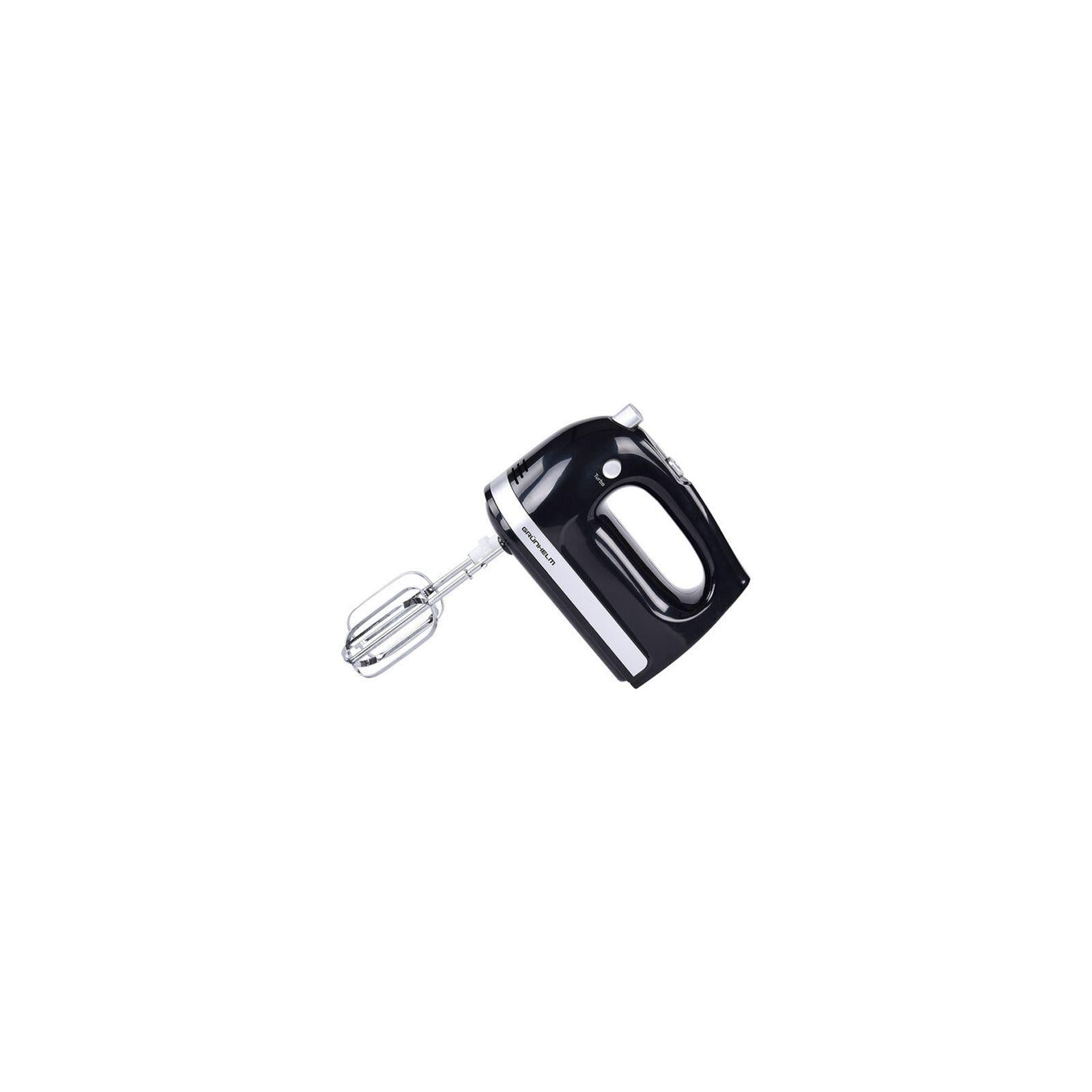 Миксер Grunhelm GRM-661 400 Вт 5 скоростей с венчиками и крюками для теста Черный (PH00500)