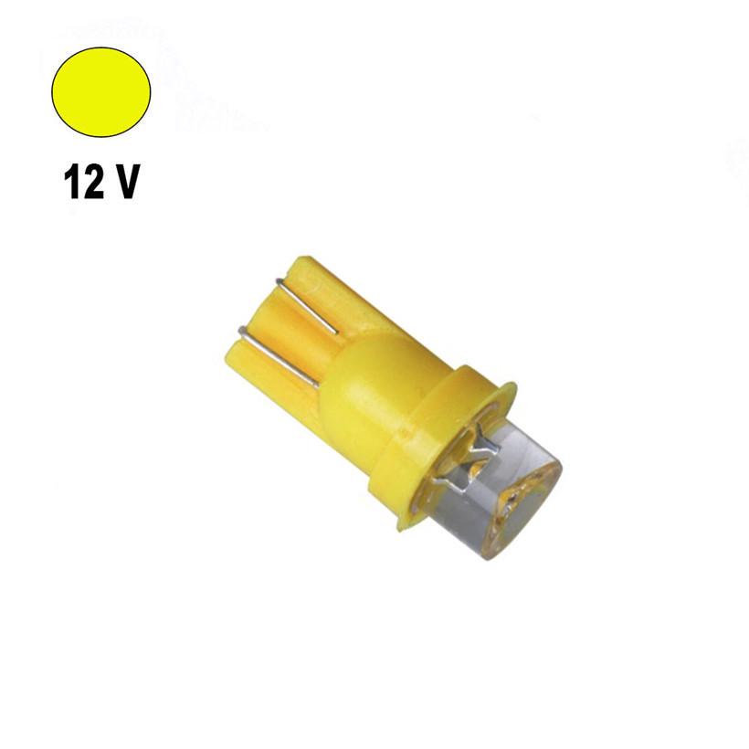 Автомобильная лампа Terra T10 W5W W2,1x9,5d 12V 0,24W Желтый (1093206485) - фото 2