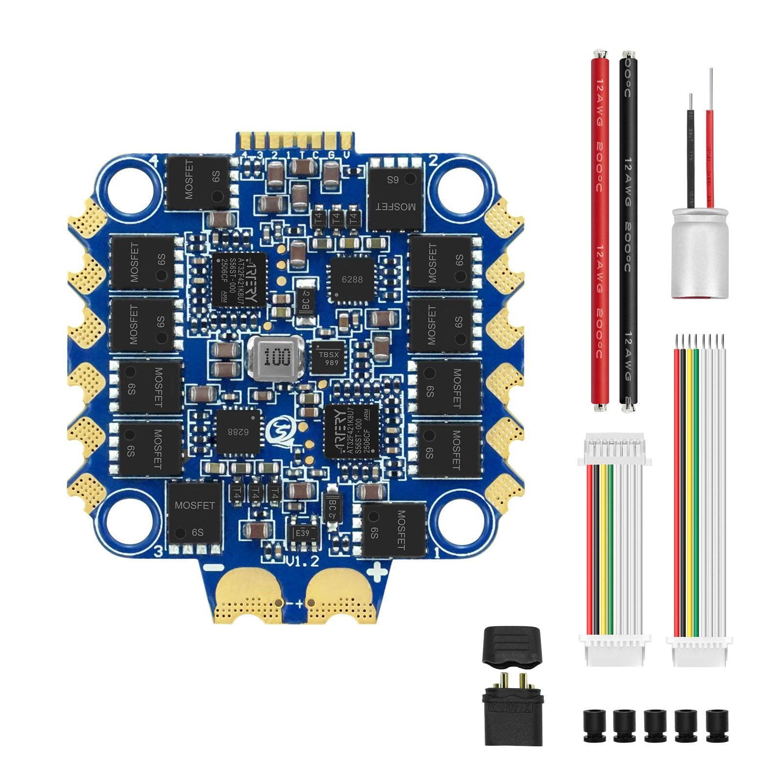 Регулятор мотору ESC 65A SEQURE Blueson A2 2–6S AM32 для гоночих дронів (00-00028793)