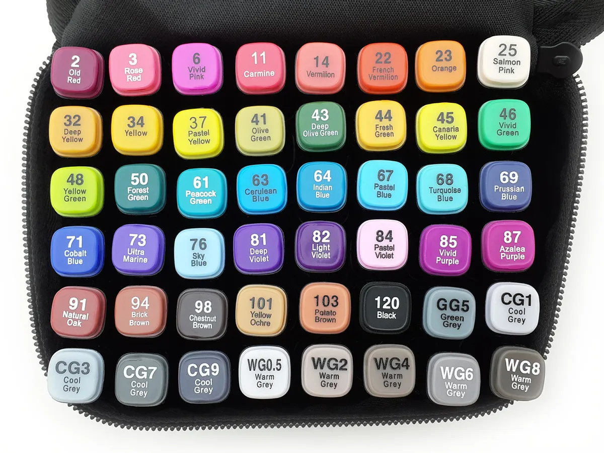 Набір маркерів двосторонніх 80 шт. (404) - фото 5 Набір маркерів двосторонніх 80 шт. (404) - фото 5