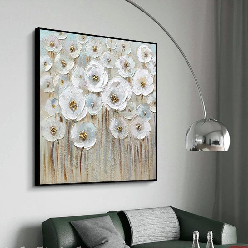 Картина на холсте ArtSale Цветы 70х70 см flwr0110