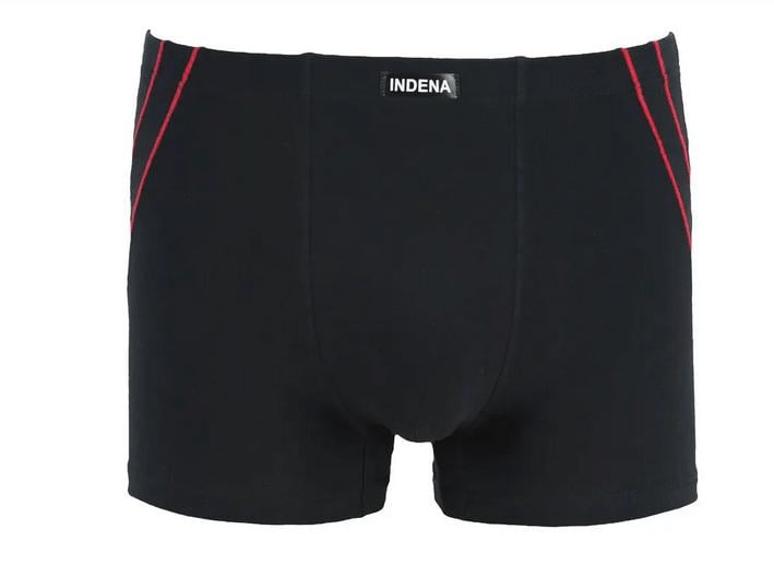 Мужские боксеры стрейчевые INDENA 3XL р. 50-52 2 шт. Черный (81071)