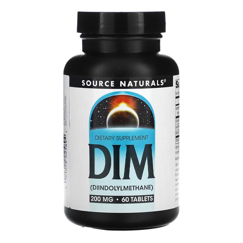 Дииндолилметан Source Naturals DIM 200 mg 60 табл. (22719-01)
