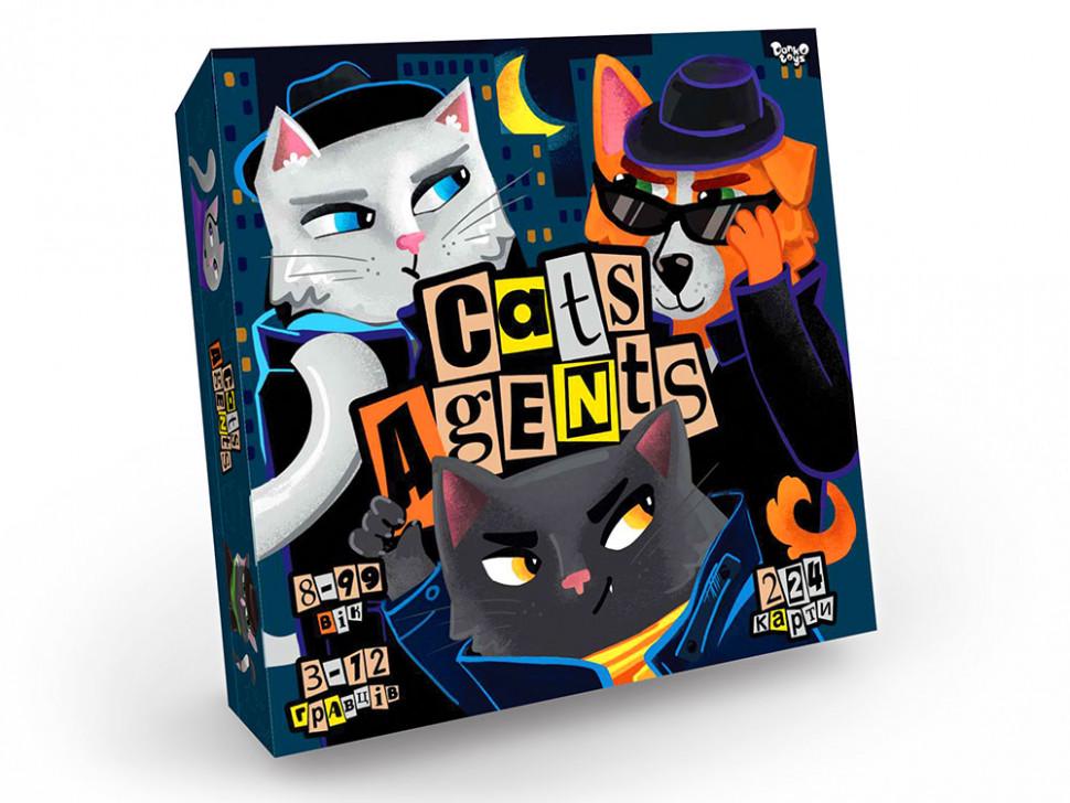 Настільна гра розважальна Danko Toys CATS AGENTS G-CA-01-01U (RLT19096)