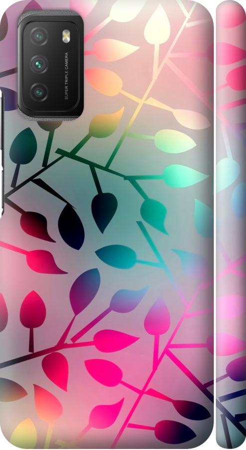 Чехол на Xiaomi Poco M3 Листья (2235m-2200-42517)