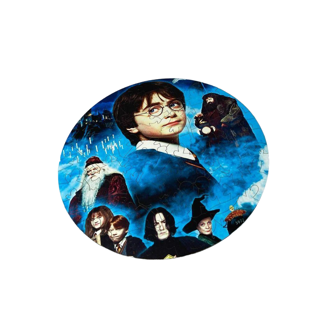 Пазл фигурный Woodgood Гарри Поттер и Философский Камень деревянный A3 (wlharryA3wood)