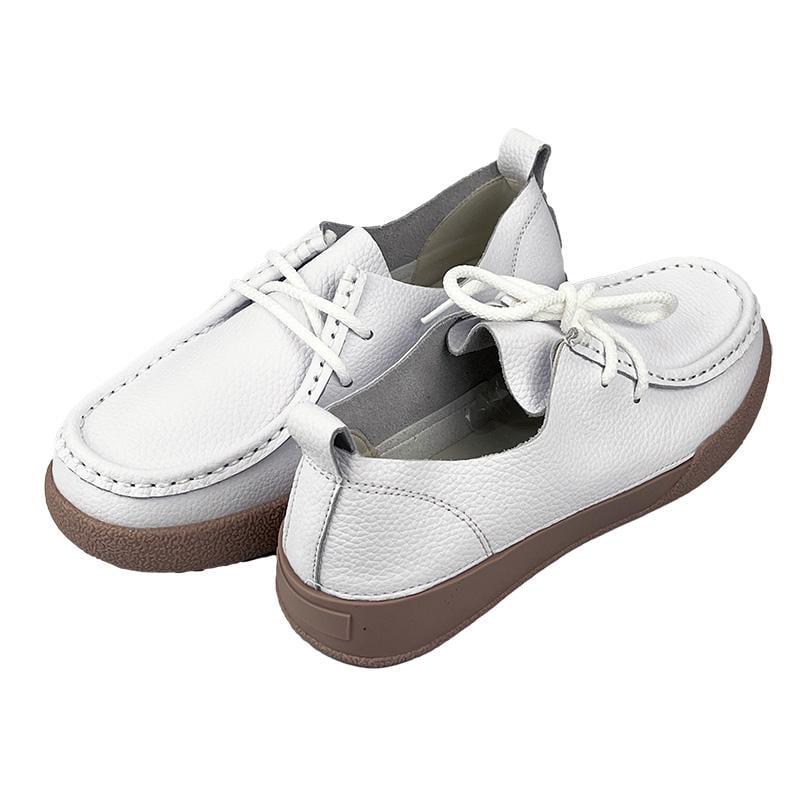 Мокасини жіночі шкіряні 6095-1 p. 36 23 см Білий - фото 3