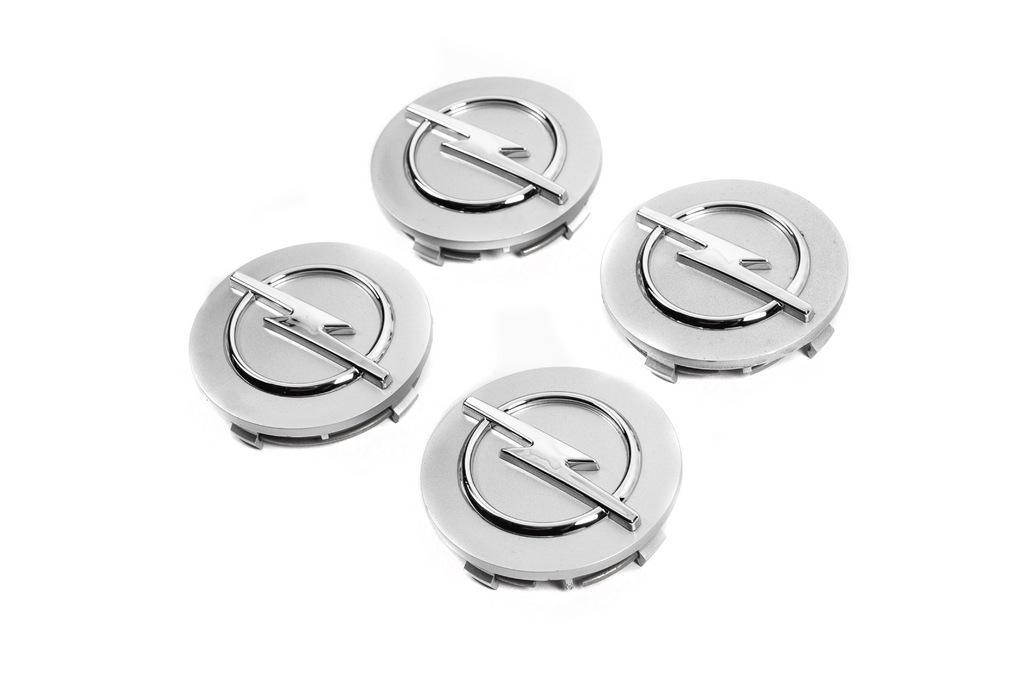 Колпачки на диски 60/55 мм 09223038 Davs Auto для Opel abs-пластик Серый