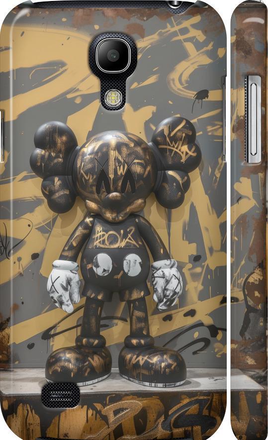 Чехол на Samsung Galaxy S4 mini Duos GT i9192 Bronze kaws (6097m-63-42517)