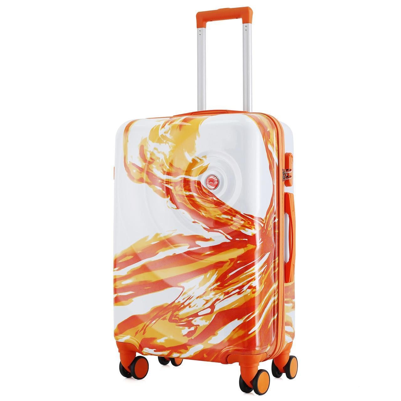 Чемодан SEMI LINE 24" M White/Orange Print (T5655-2)
