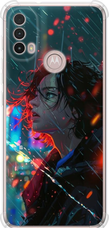 Чехол на Motorola E40 Ночные огни (6096sp-2660-42517) Чехол на Motorola E40 Ночные огни (6096sp-2660-42517)
