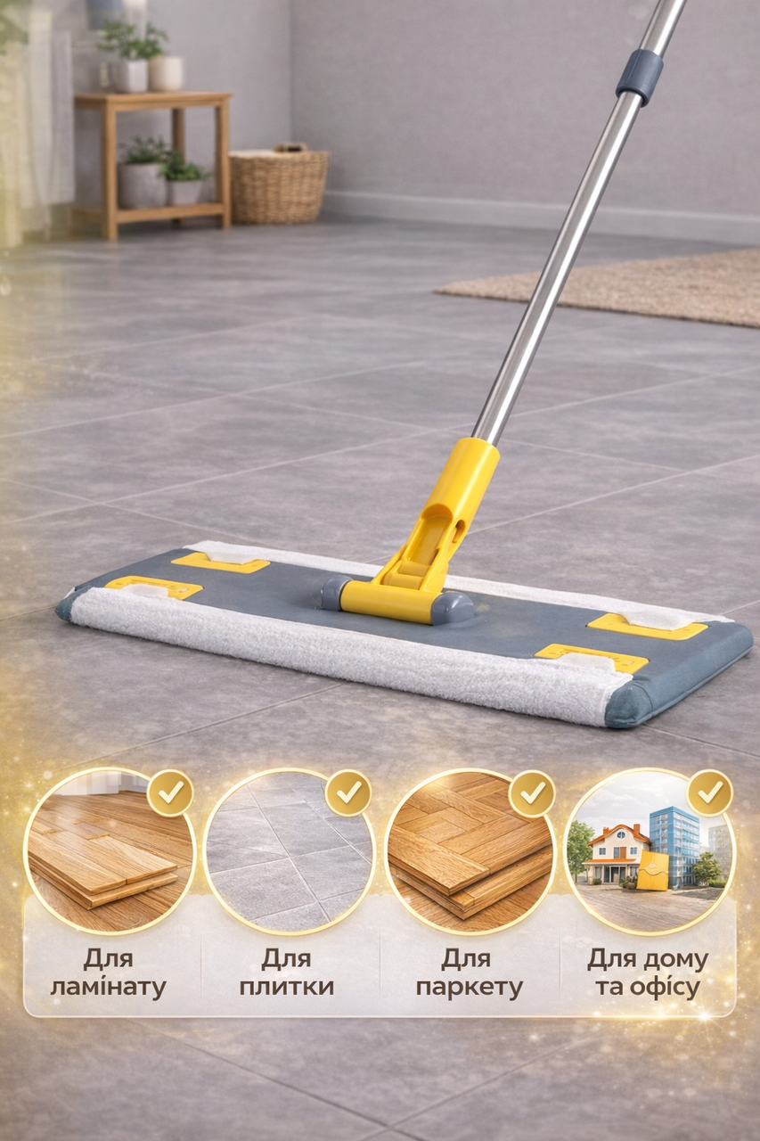 ᐉ Набор для уборки Purfix Professional Cleaning швабра и салфетки