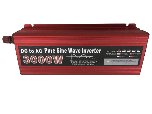 Інвертор 12v/220v 3000 Вт чиста синусоїда