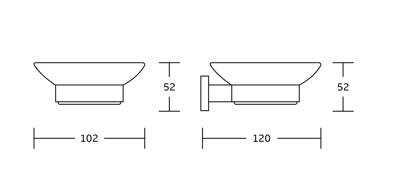 Мыльница VBI MARS Black (VBI-040105BL) - фото 2