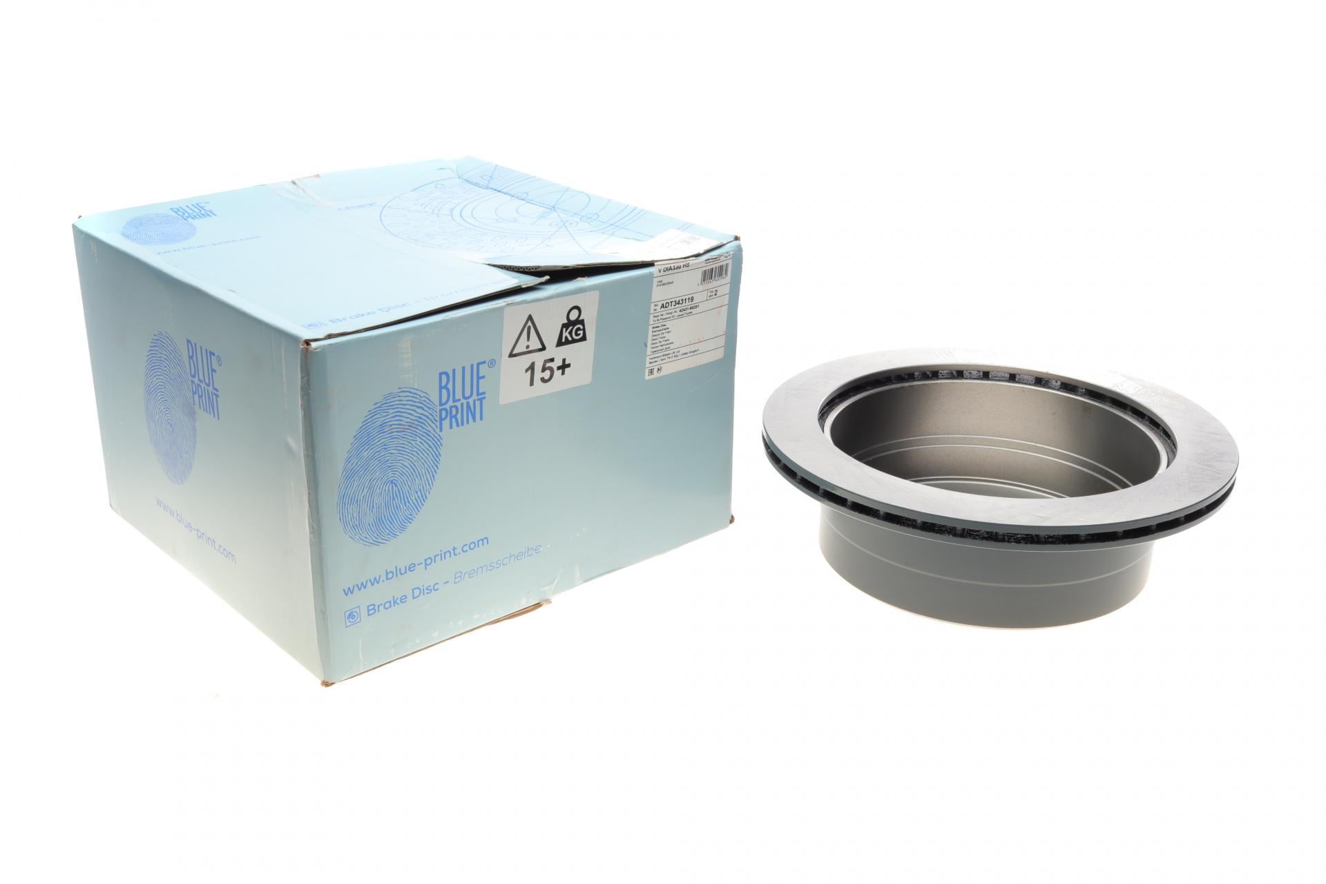 Диск тормозной задний BLUE PRINT Toyota Land Cruiser 98-08/Lexus LX UZJ1 98-08 329,5x18,2 мм (ADT343119 BLUE PRINT)