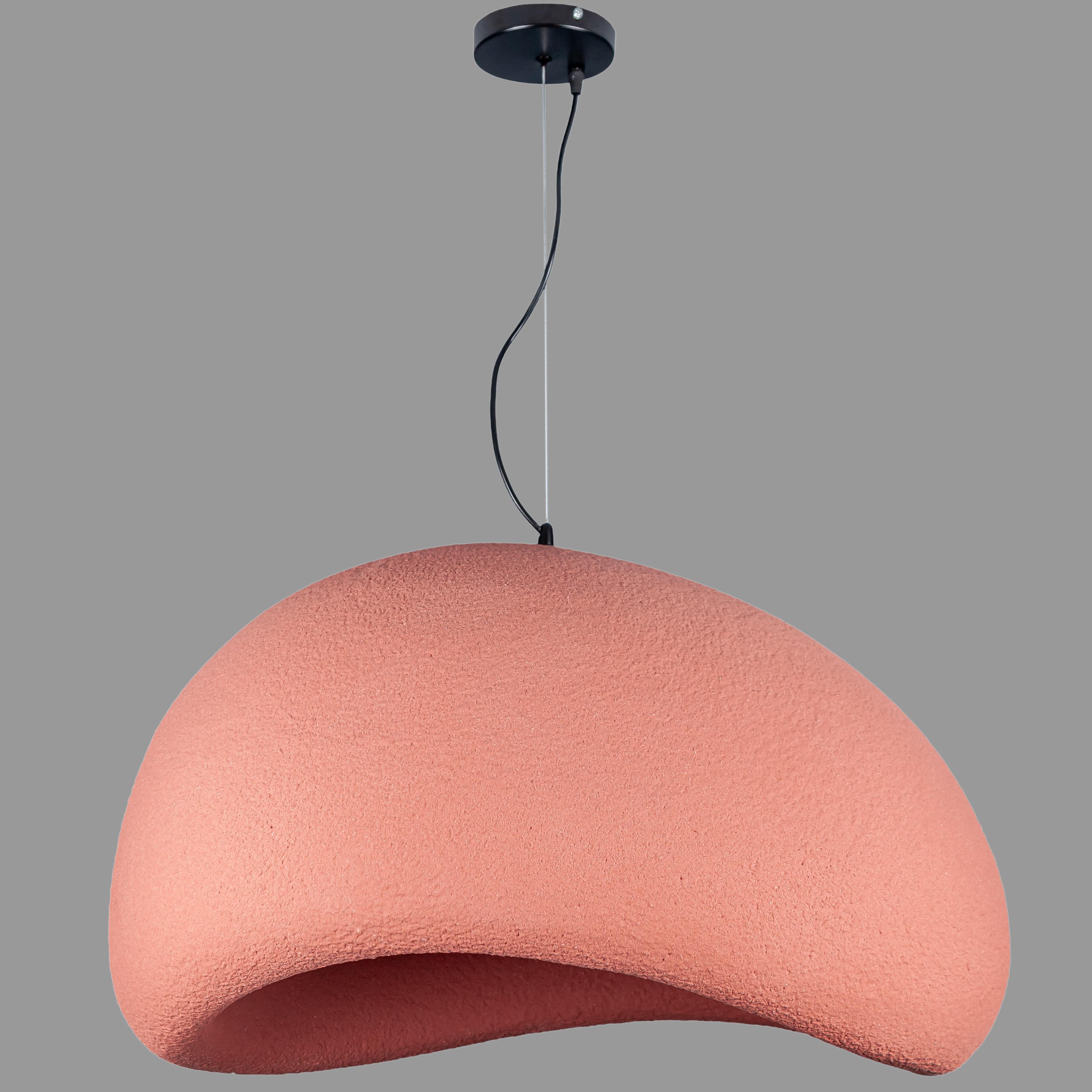 Светильник гипсовый Wabi-Sabi Облако 70 см Оранжевый (909-XL3561 (700) WINE RED)