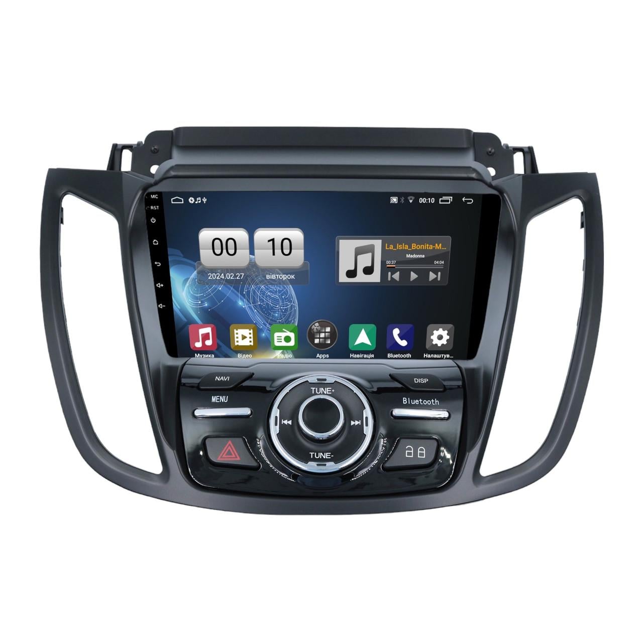 Автомагнітола штатна QIV Q1 для Ford Kuga 2 Escape 3 2012-2019 K1 9" (Q45174)
