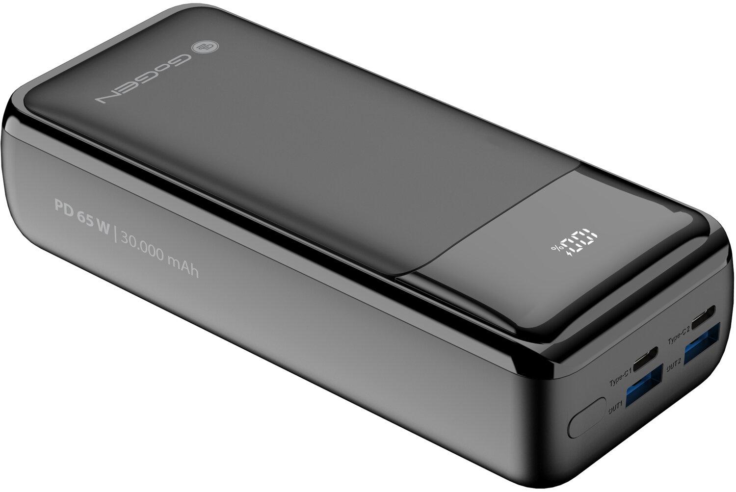 Повербанк GOGEN PB300002B 30000 mAh PD 65W (18172508)