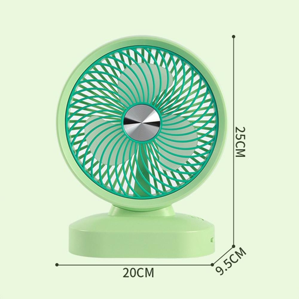 Вентилятор портативний настільний на акумуляторі 1200 мАг USB-Type C 3 режими 5 Вт Зелений (27434614) - фото 10 Вентилятор портативний настільний на акумуляторі 1200 мАг USB-Type C 3 режими 5 Вт Зелений (27434614) - фото 10