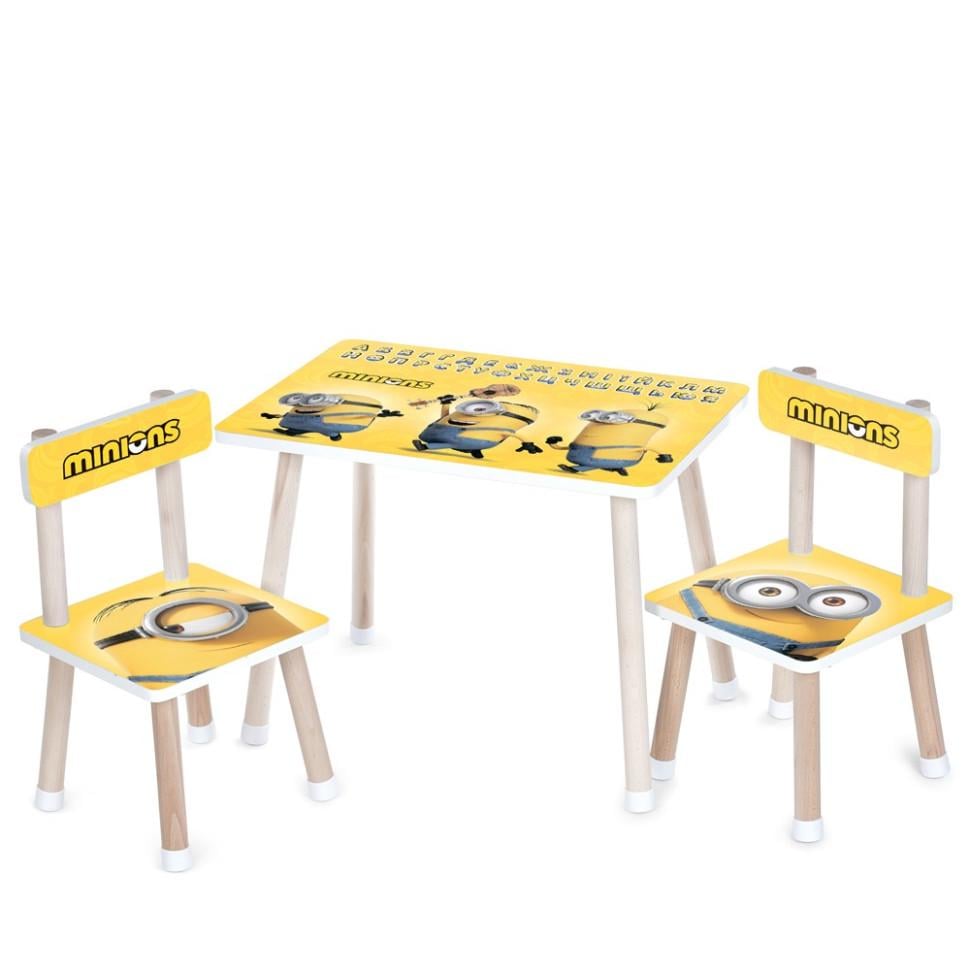 Стіл дитячий Bambi комбінований 60х40 см Жовтий (KL-154-R-162)