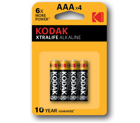 Батарейка Kodak Alkaline AАA LR3 на блистере минипальчик - фото 1