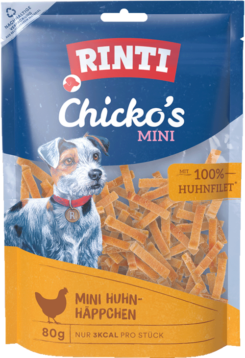 Лакомство жевательное для собак Rinti Mini с курицей 80 г (32621839)