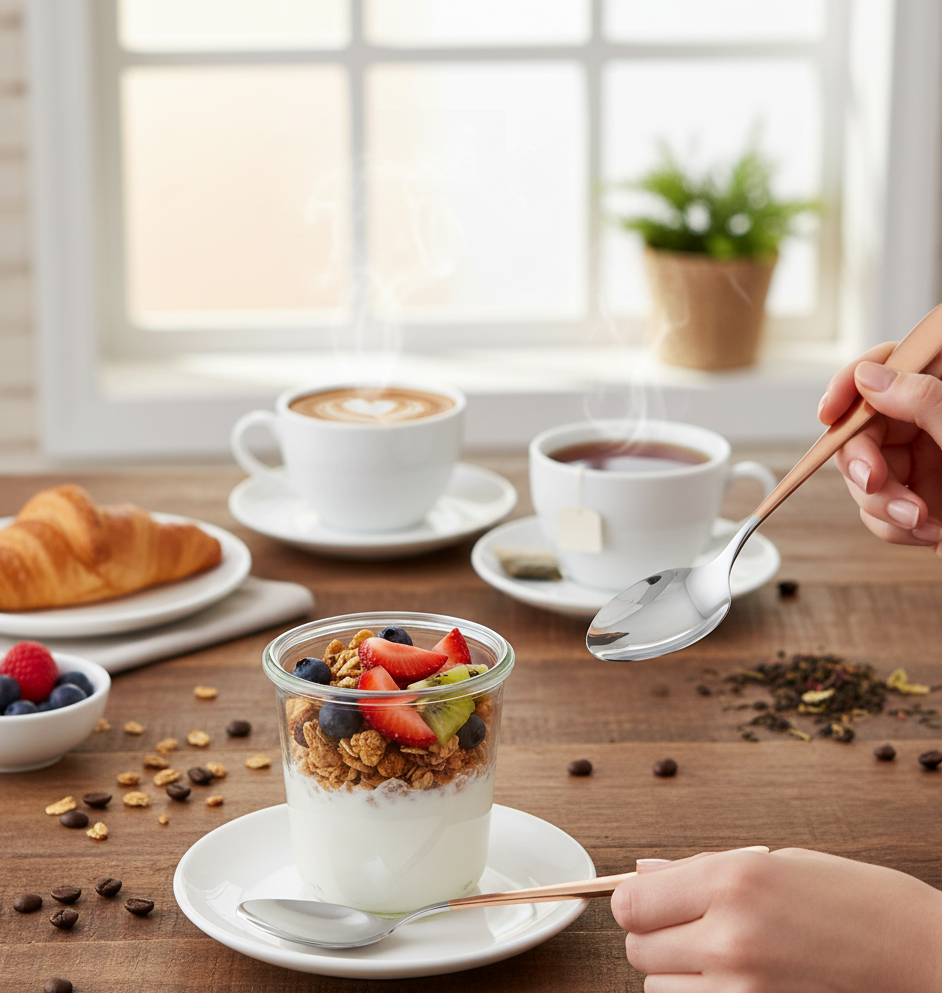 Набор столовых ложек Stenson Golden Mat из нержавеющей стали 3 шт. (30451) - фото 3 Набор столовых ложек Stenson Golden Mat из нержавеющей стали 3 шт. (30451) - фото 3