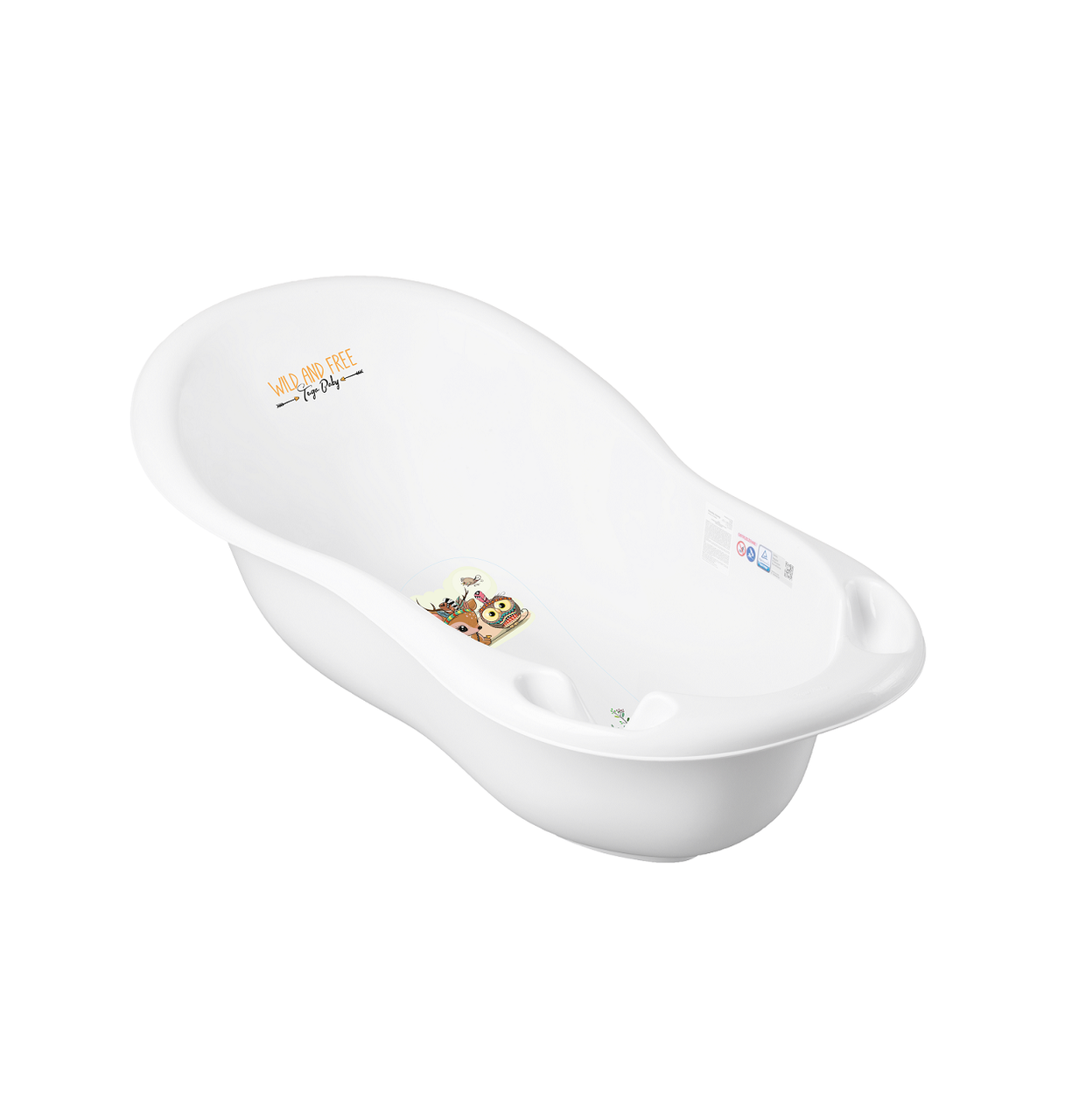 Ванночка Tega Baby Дикий закат Оленя 100 см Білий (5902963001382 DZ-005-103-JELONEK)