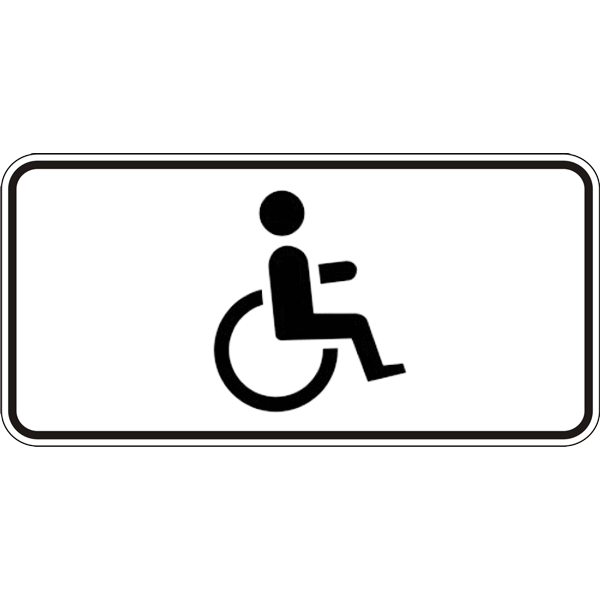 Дорожный знак прямоугольный Фабрика знаков 7.17 350х700 мм (504147-11)