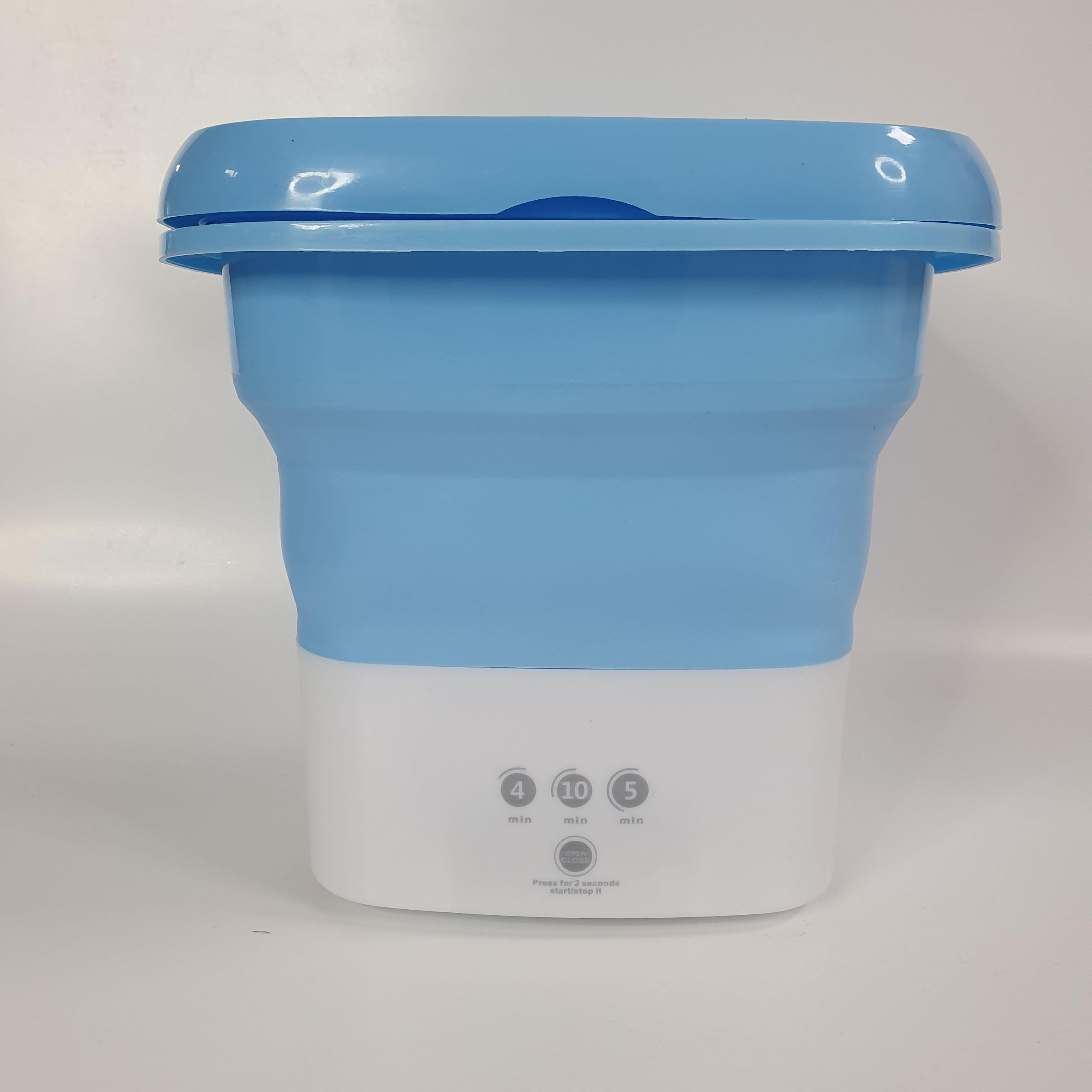 Машина портативная стиральная 12Vdc Folding Washing Machine 240 Вт 3000mA (MP-15-Blue)