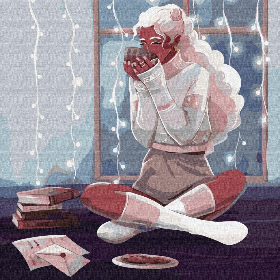 Картина по номерам Идейка Уютный вечер 40x40 см (KHO4884)