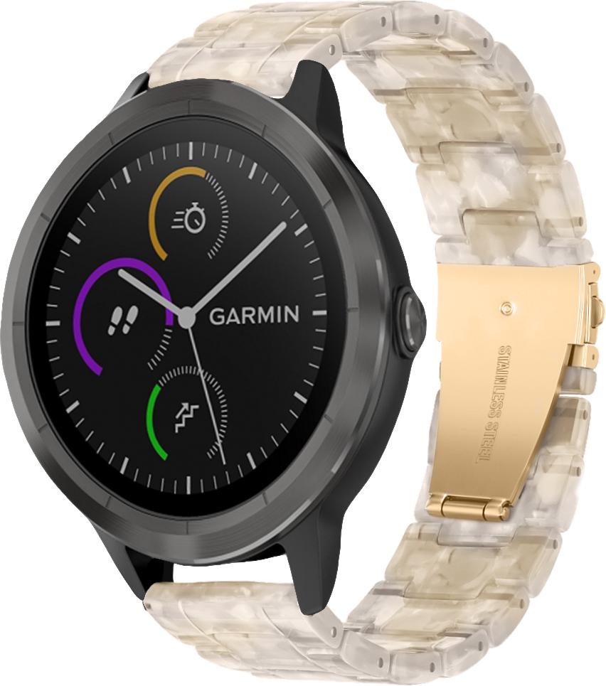 Ремінець із Cмоли Resin для Garmin Vivoactive 3 Cream (28796-6E)