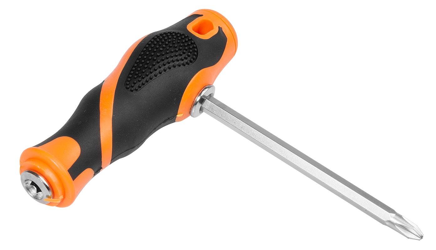 Отвертка двусторонняя переставная Richmann PH-2/плоская 6 мм (C5365)