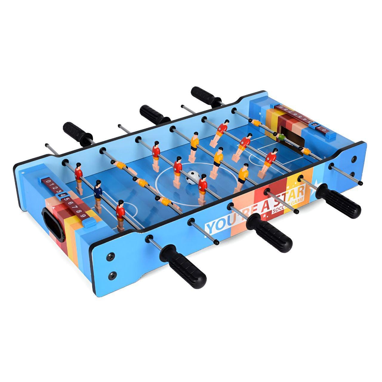 Настольный футбол 2400 деревянный/на штангах и поверхность хоккея 60,5х51х10 см