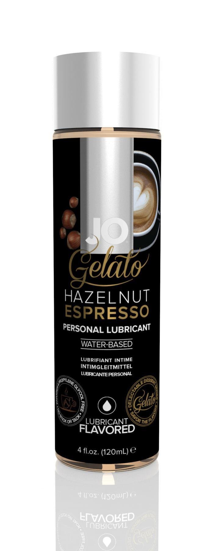 Змазка на водній основі System JO Gelato Hazelnut Espresso 120 мл (SO1666) - фото 1