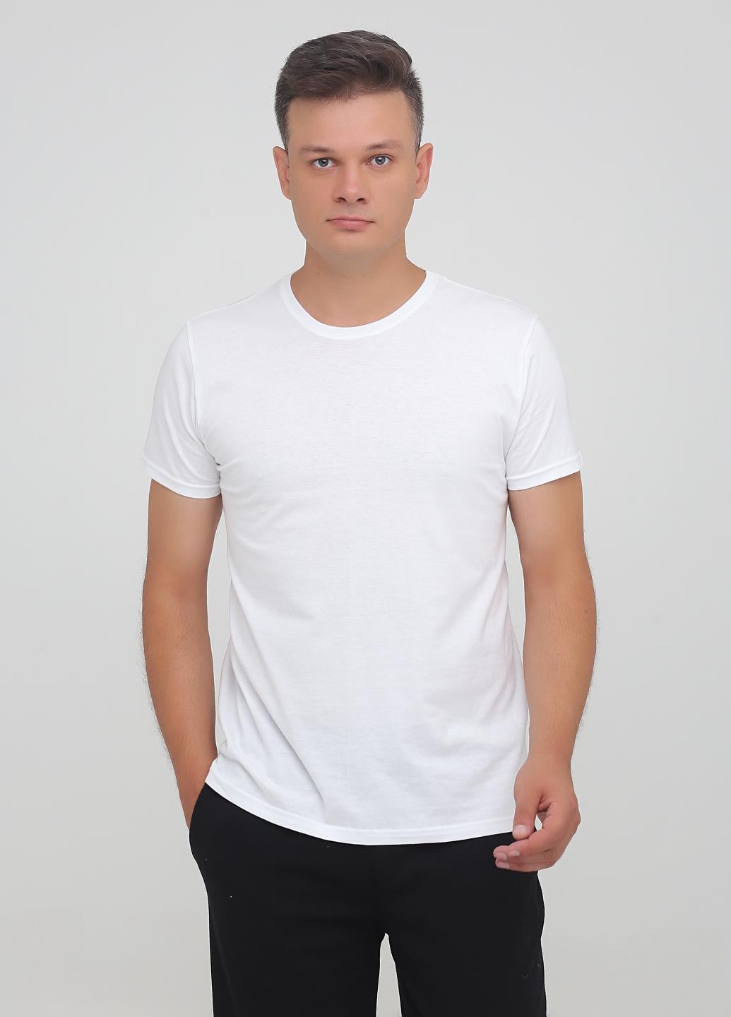 Футболка мужская Наталюкс XL Белый (1113123200041)