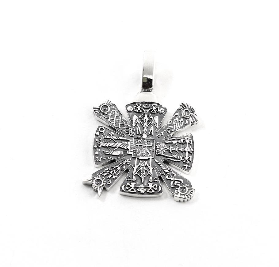 Кулон Maxi Silver 9578 Славянский оберег кресс (89578)