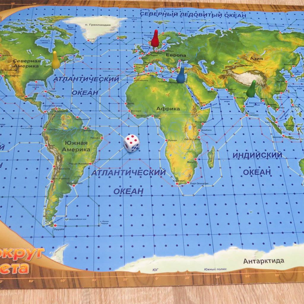 Настольная игра ARTOS GAMES Вокруг света Разноцветный (SR-113-N-998) - фото 5 Настольная игра ARTOS GAMES Вокруг света Разноцветный (SR-113-N-998) - фото 5