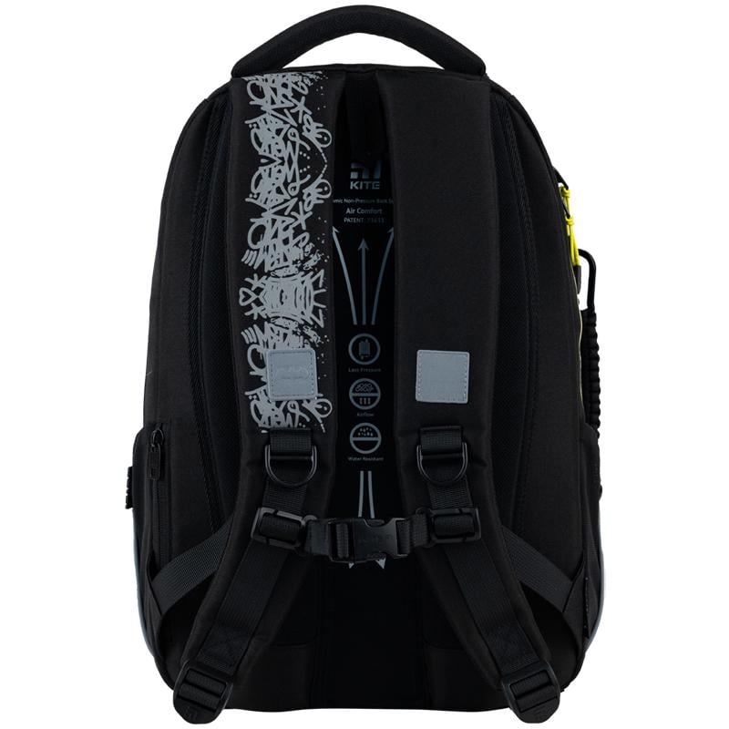 Школьный рюкзак KITE Education teens DC25-2587M Batman с ортопедической спинкой (995315) - фото 10