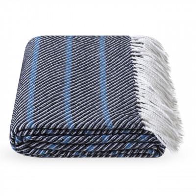 Плед Сакура 140х200 см Темно-синий - фото 1 Плед Сакура 140х200 см Темно-синий - фото 1