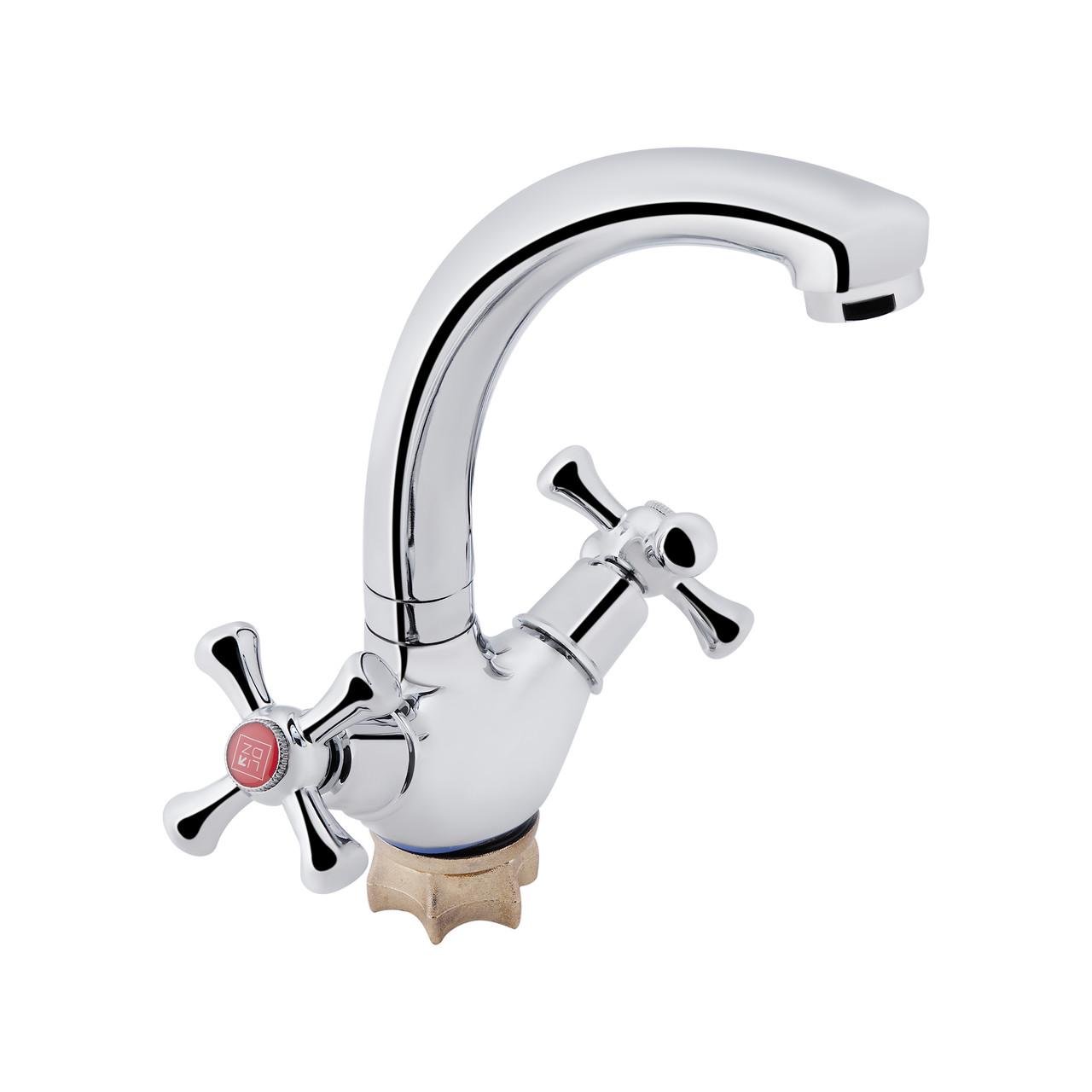 Змішувач для кухні Lidz Lamb 272F LDLAM272FCRM22018 двохвентильний Chrome (2553560371)