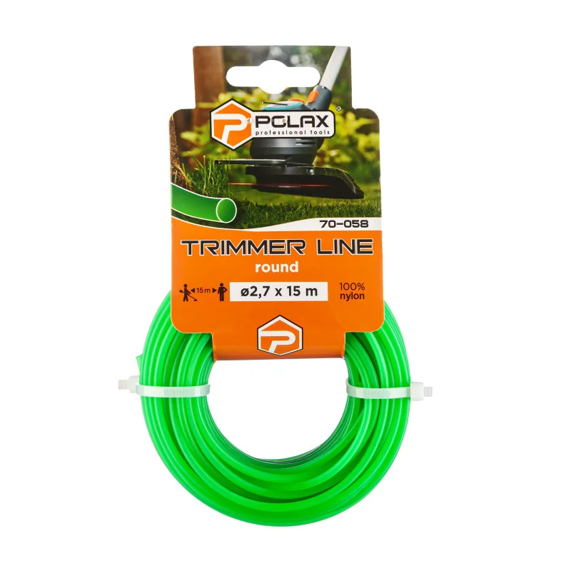 Жилка для триммера Polax "Круг" 2,7 мм 15 м (70-058)