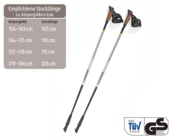 Палки для скандинавской ходьбы Adventuridge карбоновые 120 см - фото 6