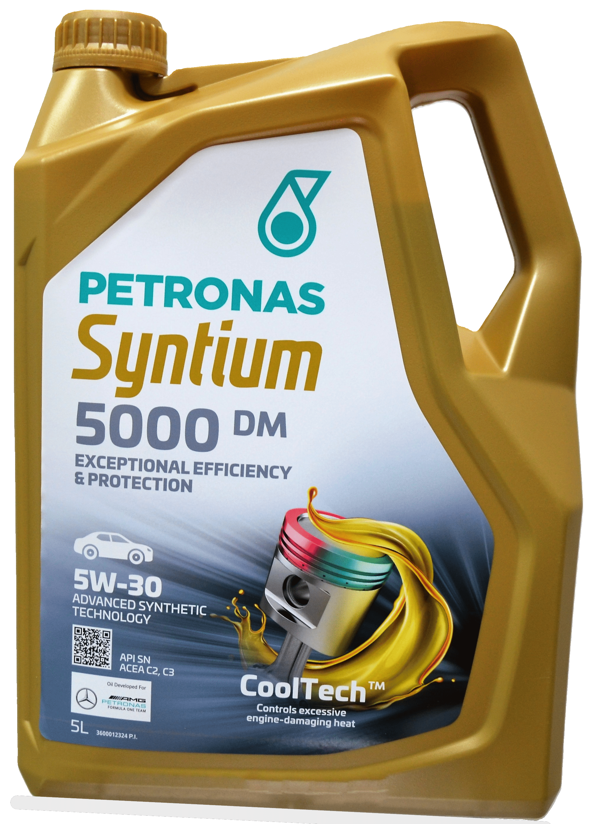 Моторна олива PETRONAS LUBRICANTS Syntium 5000 DM 5W-30 5 л (2443754069) - фото 2 Моторна олива PETRONAS LUBRICANTS Syntium 5000 DM 5W-30 5 л (2443754069) - фото 2