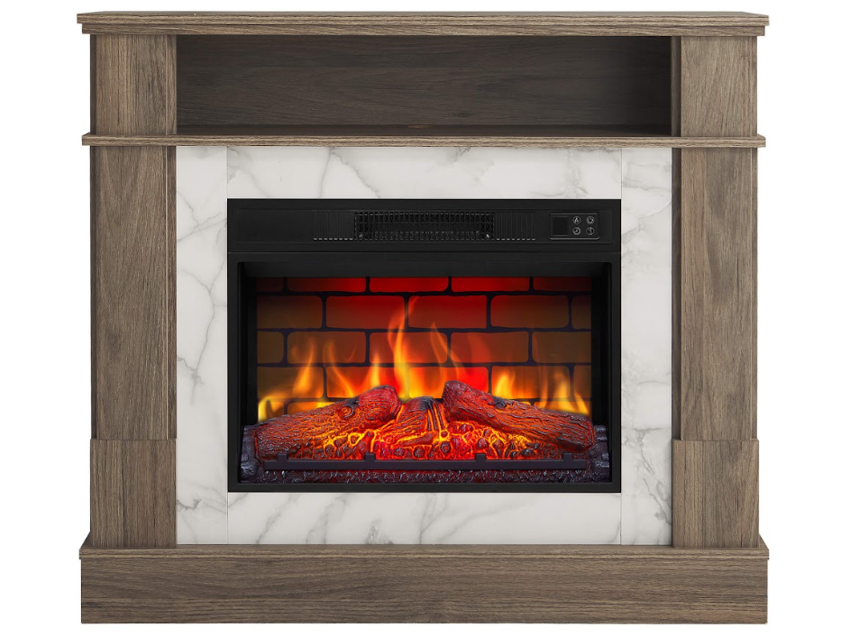 Электрокамин ArtiFlame For Living AF23BS Дуб серый