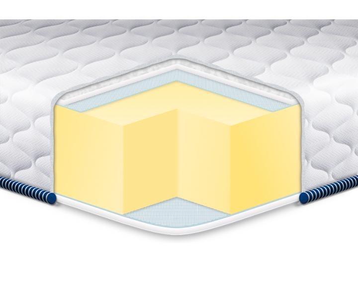 Матрас ортопедический Eurosleep BIG MEMORY жаккард 140x190 см (1677855238)