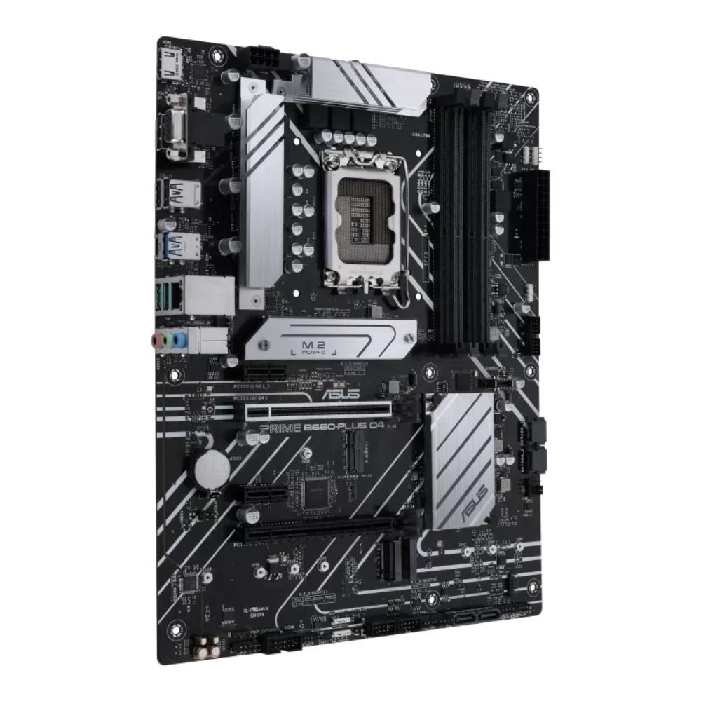 Материнська плата Asus PRIME B660-PLUS D4 LGA1700 DDR4 HDMI DisplayPort VGA ATX (578176)