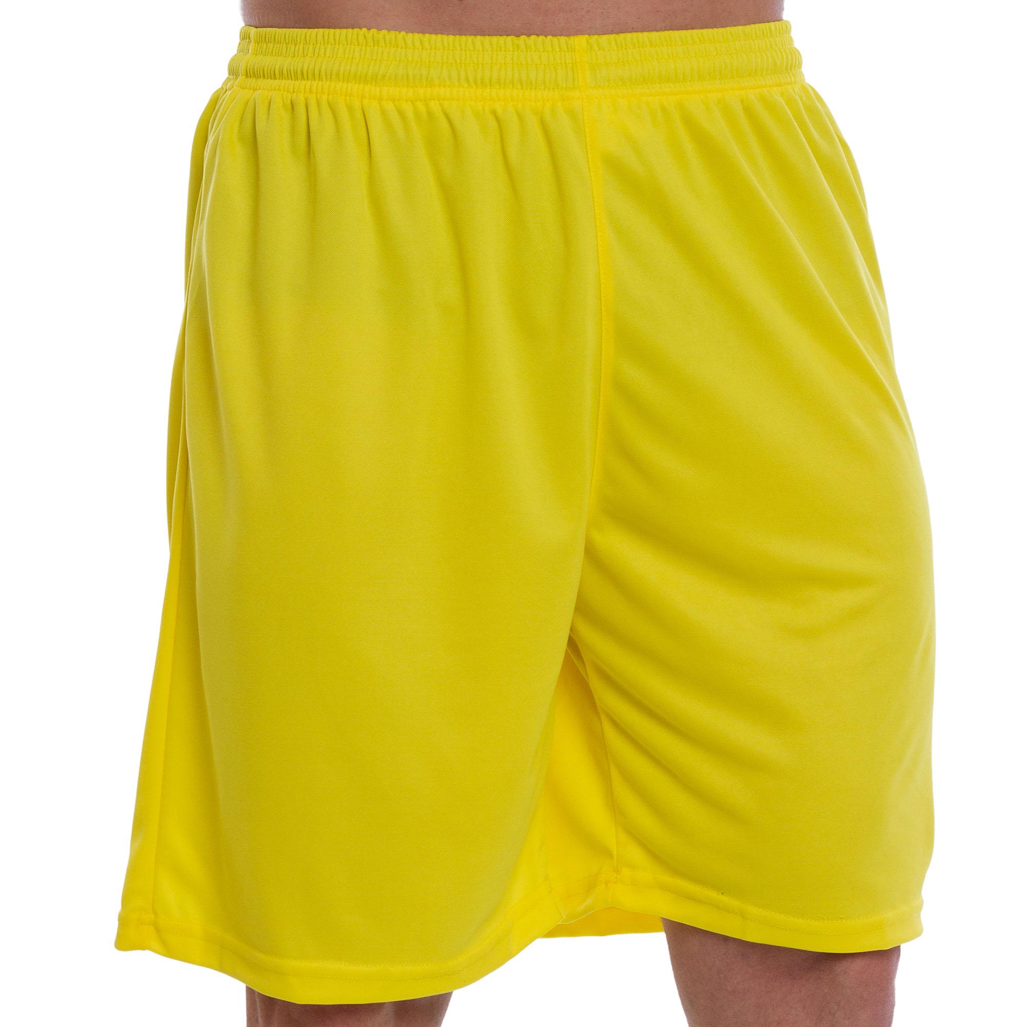 Шорты футбольные SP-Sport CO-1677 полиэстер S Желтый (CO-1677_Желтый_S)
